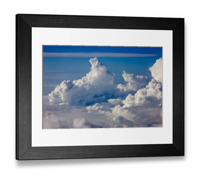 Framed Print : Aerial view of clouds in the sky, Philippines Framed Print : Aerial view of clouds in the sky, Philippines