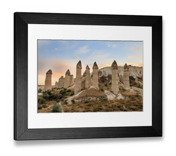 Framed Print : Turkey, Anatolia, Cappadocia, Goreme. Fairy Chimneys or rock formations Framed Print : Turkey, Anatolia, Cappadocia, Goreme. Fairy Chimneys or rock formations