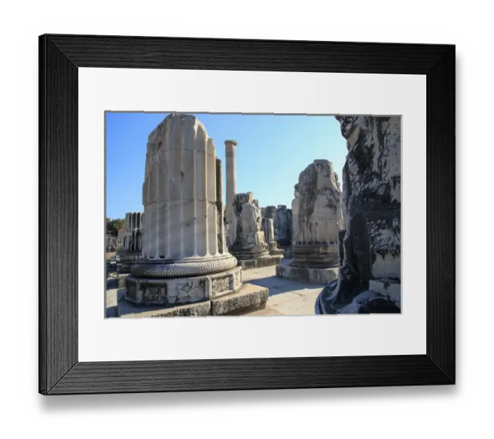 Framed Print : Turkey, west coast, Didyma, a sacred site of the ancient world. Its Temple of Apollo Framed Print : Turkey, west coast, Didyma, a sacred site of the ancient world. Its Temple of Apollo