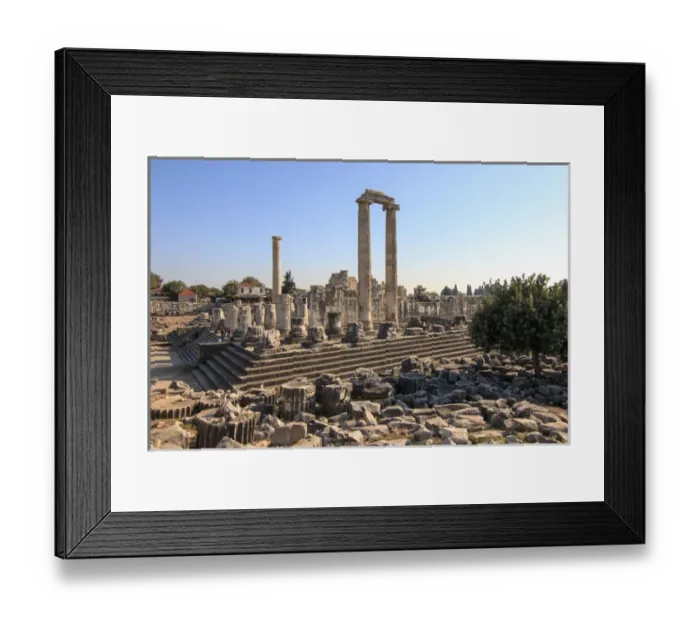 Framed Print : Turkey, west coast, Didyma, a sacred site of the ancient world. Its Temple of Apollo Framed Print : Turkey, west coast, Didyma, a sacred site of the ancient world. Its Temple of Apollo