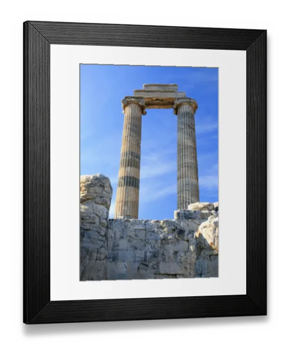 Framed Print : Turkey, west coast, Didyma, a sacred site of the ancient world. Its Temple of Apollo Framed Print : Turkey, west coast, Didyma, a sacred site of the ancient world. Its Temple of Apollo