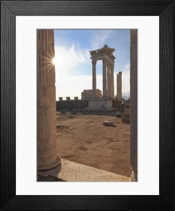 Framed Print : Turkey, Izmir Province, Bergama, Pergamon Framed Print : Turkey, Izmir Province, Bergama, Pergamon