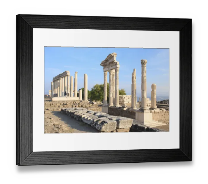 Framed Print : Turkey, Izmir Province, Bergama, Pergamon