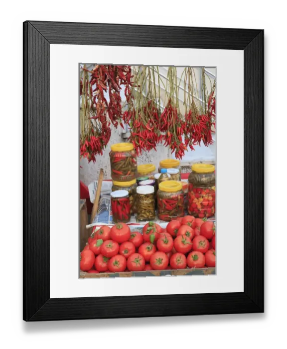 Framed Print : Turkey, Izmir Province, Kusadasi. Along the waterfront