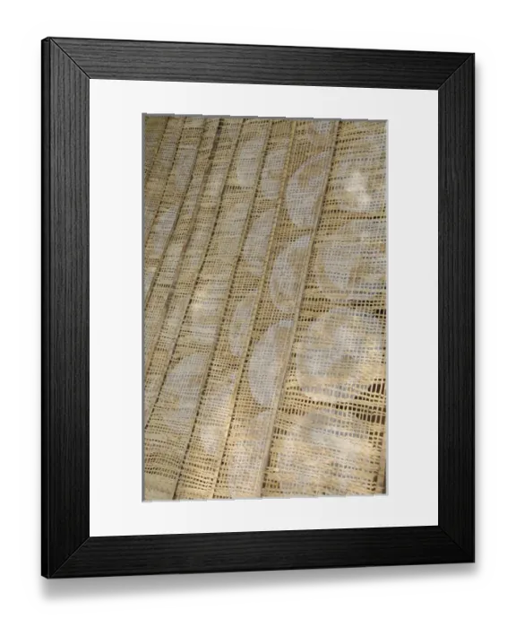 Framed Print : Vietnam, Cu Chi, Lang Banh Trang. Ultra thin rice paper used in typical
