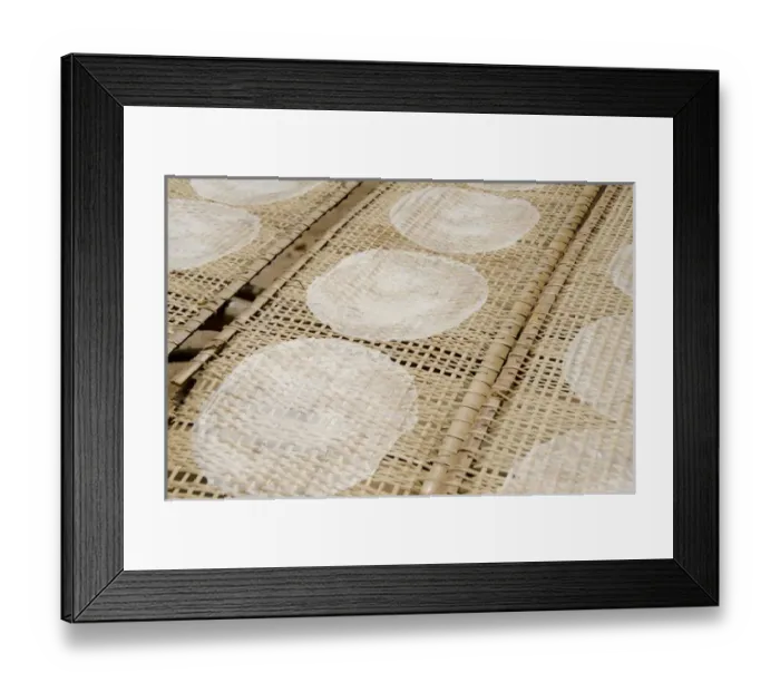 Framed Print : Vietnam, Cu Chi, Lang Banh Trang. Ultra thin rice paper used in typical Framed Print : Vietnam, Cu Chi, Lang Banh Trang. Ultra thin rice paper used in typical