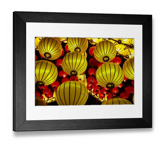 Framed Print : Lanterns, Hoi An (UNESCO World Heritage Site), Vietnam