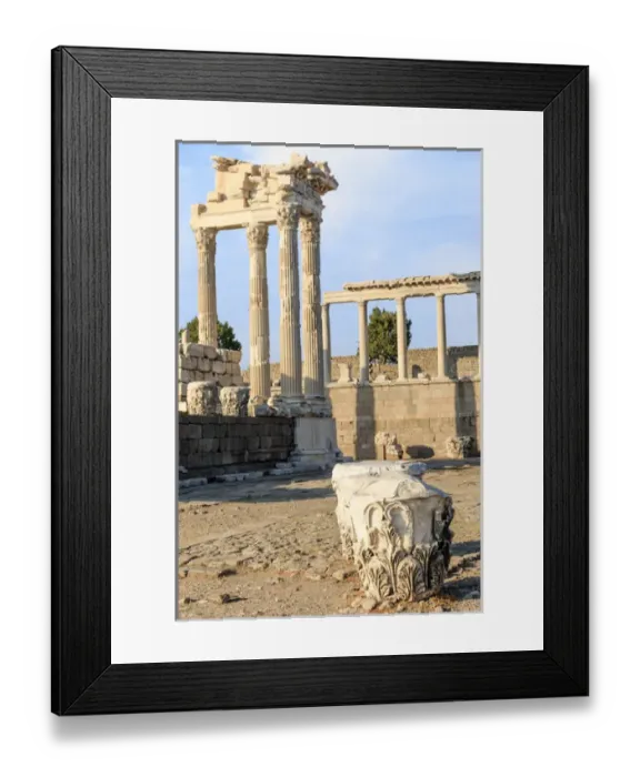 Framed Print : Turkey, Izmir Province, Bergama, Pergamon Framed Print : Turkey, Izmir Province, Bergama, Pergamon