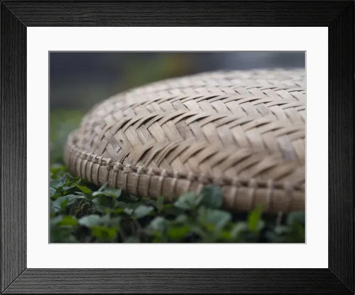 Framed Print : Detail of woven basket in Hoi An, Vietnam Framed Print : Detail of woven basket in Hoi An, Vietnam