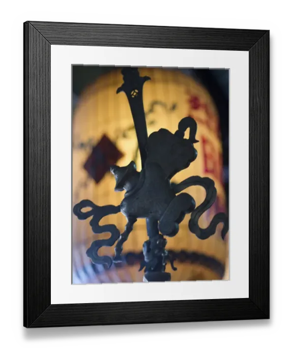 Framed Print : Metal icon in a Buddhist temple in Hoi An, Vietnam Framed Print : Metal icon in a Buddhist temple in Hoi An, Vietnam