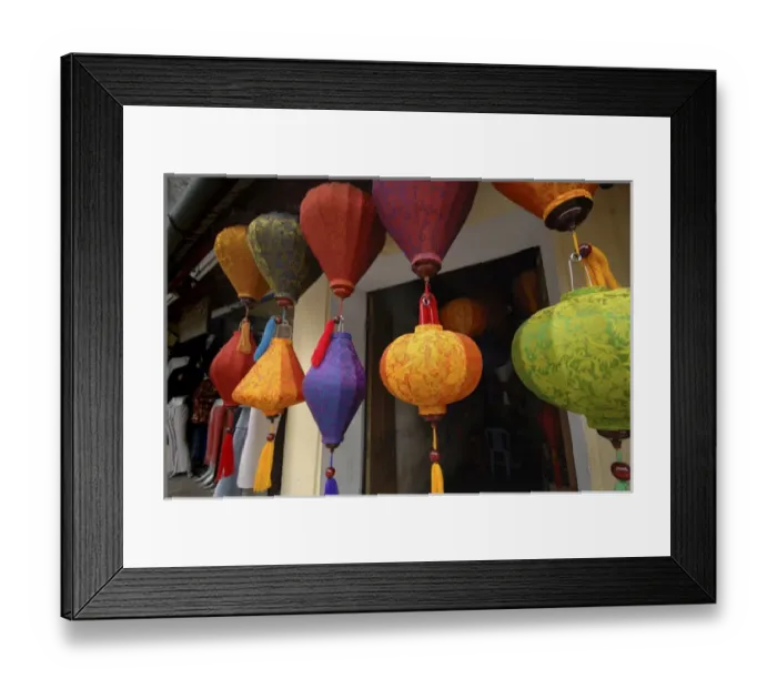 Framed Print : Asia, Vietnam. Colorful fabric lanterns for sale, Hoi An, Quang Nam Province Framed Print : Asia, Vietnam. Colorful fabric lanterns for sale, Hoi An, Quang Nam Province