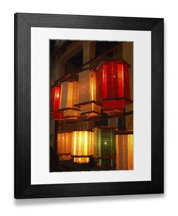 Framed Print : Asia, Vietnam. Fabric lanterns, Hoi An, Quang Nam Province Framed Print : Asia, Vietnam. Fabric lanterns, Hoi An, Quang Nam Province