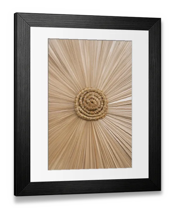 Framed Print : Bamboo hat