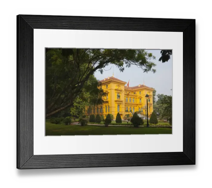 Framed Print : Ho Chi Minhs presidential palace