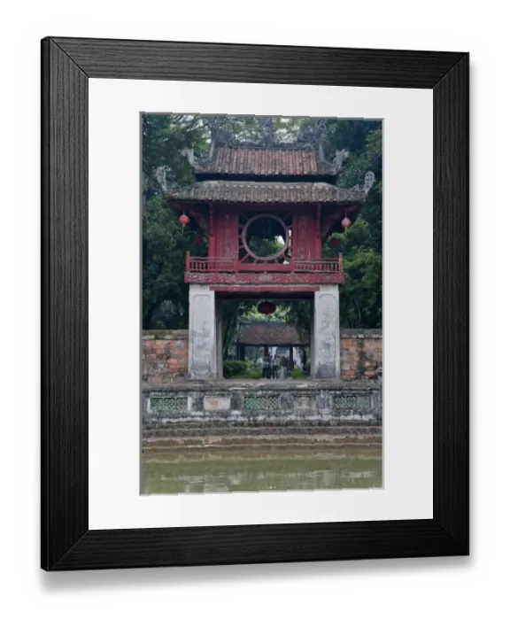 Framed Print : Pavilion in Literature Temple