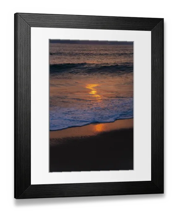 Framed Print : Beach at sunrise Framed Print : Beach at sunrise
