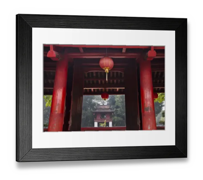 Framed Print : Traditional architecture in Literature Temple Framed Print : Traditional architecture in Literature Temple