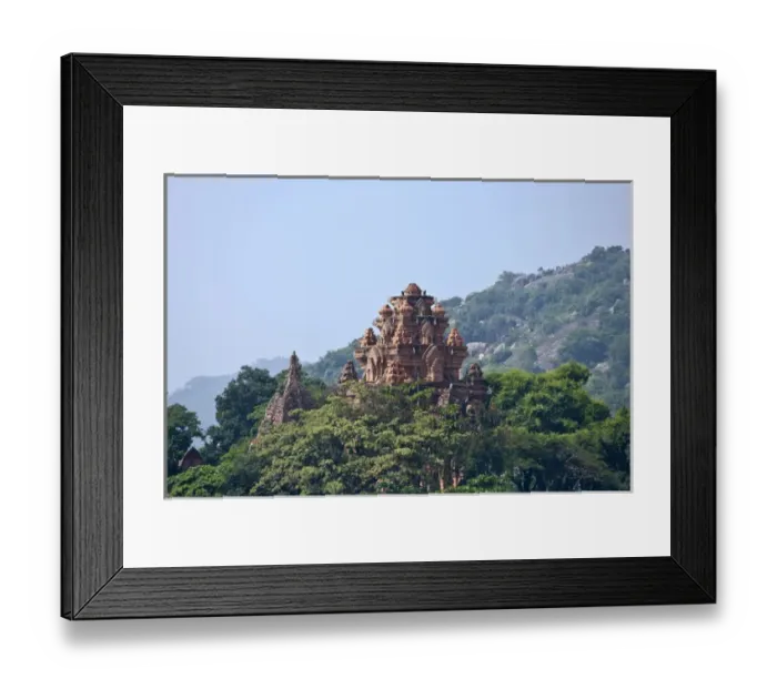 Framed Print : Po Nagar Cham Towers Framed Print : Po Nagar Cham Towers