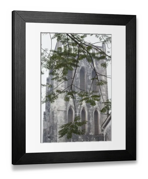 Framed Print : Vietnam, Hanoi, St. Joseph Cathedral, exterior Framed Print : Vietnam, Hanoi, St. Joseph Cathedral, exterior