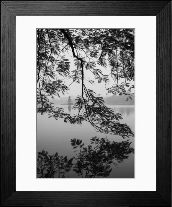 Framed Print : Vietnam, Hanoi, Hoan Kiem Lake and Thap Rua, Turtle Pagoda Framed Print : Vietnam, Hanoi, Hoan Kiem Lake and Thap Rua, Turtle Pagoda