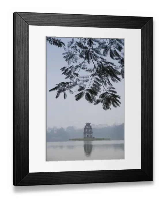 Framed Print : Vietnam, Hanoi, Hoan Kiem Lake and Thap Rua, Turtle Pagoda Framed Print : Vietnam, Hanoi, Hoan Kiem Lake and Thap Rua, Turtle Pagoda