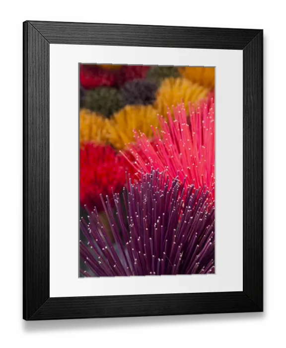 Framed Print : Vietnam, Hue, arrangement of incense sticks Framed Print : Vietnam, Hue, arrangement of incense sticks