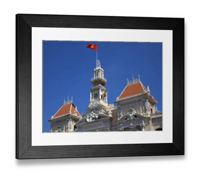 Framed Print : Peoples Committee Building Saigon Ho Chi Minh City Vietnam National Flag Framed Print : Peoples Committee Building Saigon Ho Chi Minh City Vietnam National Flag