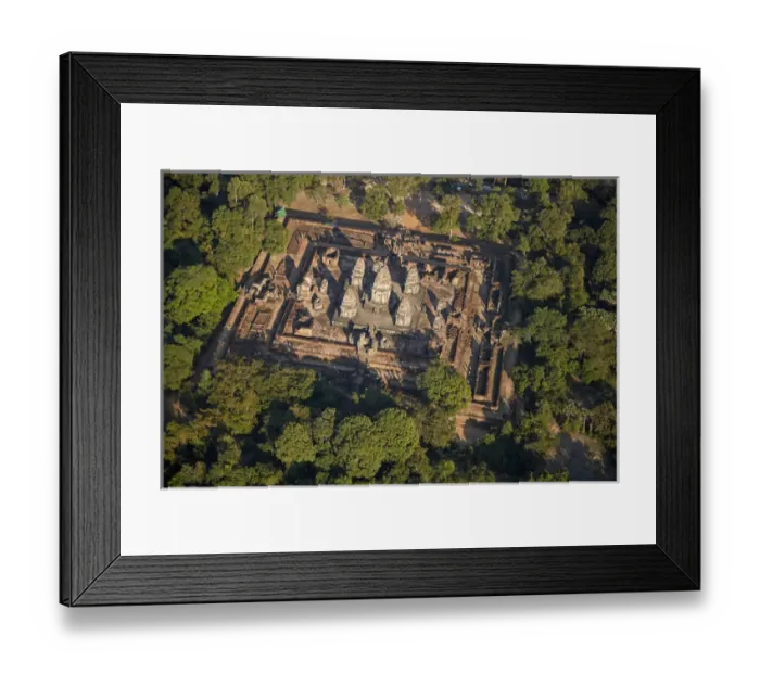 Framed Print : East Mebon temple ruins (dating from 953), Angkor World Heritage Site, Siem Reap