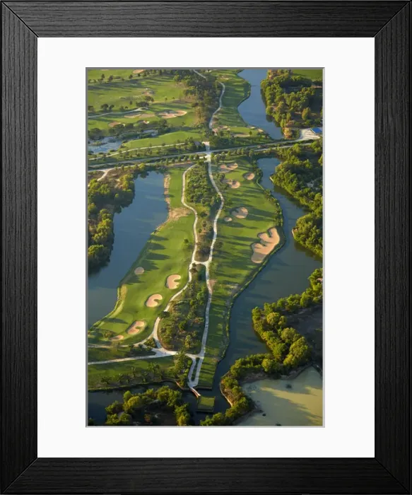 Framed Print : Angkor Golf Resort, Siem Reap, Cambodia - aerial Framed Print : Angkor Golf Resort, Siem Reap, Cambodia - aerial