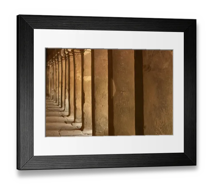 Framed Print : Third Enclosure Gallery, Eastern Side South Wing, Ta Prohm temple ruins (12th century) Framed Print : Third Enclosure Gallery, Eastern Side South Wing, Ta Prohm temple ruins (12th century)