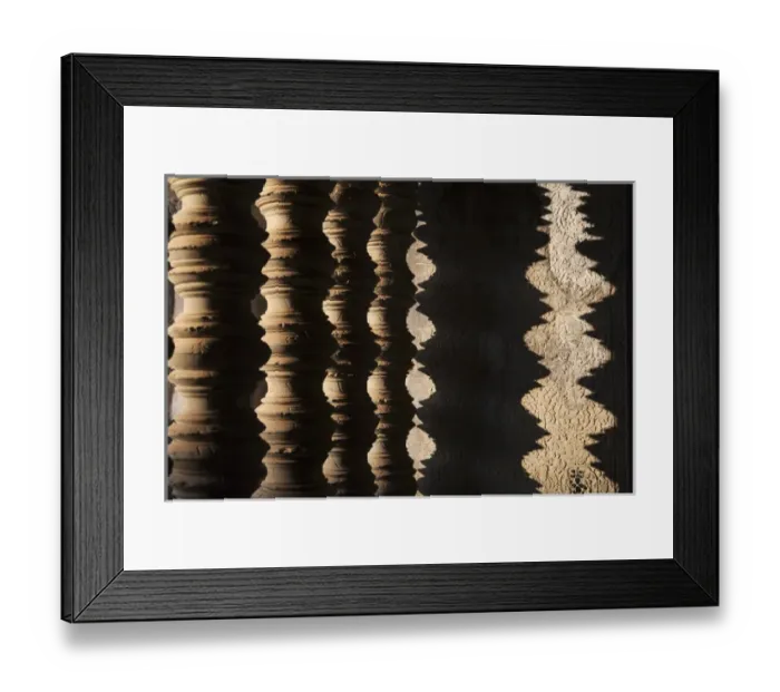 Framed Print : Architectural details in Angkor Wat, UNESCO World Heritage site Framed Print : Architectural details in Angkor Wat, UNESCO World Heritage site