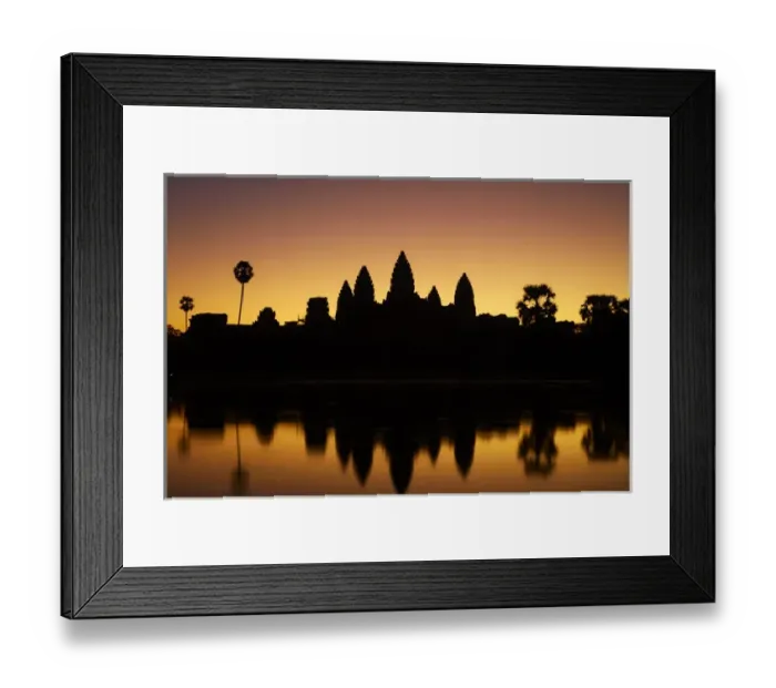 Framed Print : Sunrise over Angkor Wat, Angkor World Heritage Site, Siem Reap, Cambodia
