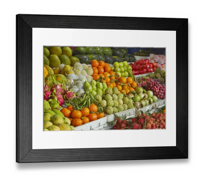 Framed Print : Fruit stall, Central Market, Hoi An (UNESCO World Heritage Site), Vietnam Framed Print : Fruit stall, Central Market, Hoi An (UNESCO World Heritage Site), Vietnam