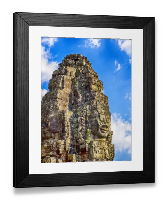 Framed Print : Asia; Cambodia; Angkor Watt; Siem Reap; Faces of the Bayon Temple Framed Print : Asia; Cambodia; Angkor Watt; Siem Reap; Faces of the Bayon Temple