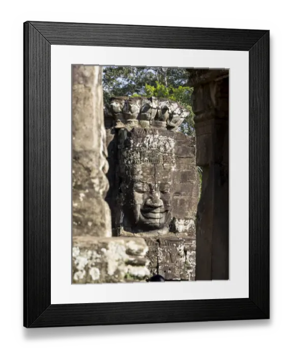 Framed Print : Asia; Cambodia; Angkor Watt; Siem Reap; Faces of the Bayon Temple Framed Print : Asia; Cambodia; Angkor Watt; Siem Reap; Faces of the Bayon Temple