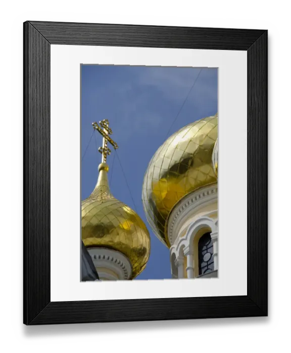 Framed Print : Ukraine, Yalta. Exterior of Saint Alexander Nevsky Cathedral, typical Russian architecture, c Framed Print : Ukraine, Yalta. Exterior of Saint Alexander Nevsky Cathedral, typical Russian architecture, c
