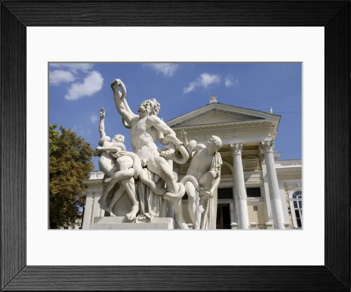 Framed Print : Ukraine, Odessa. Archaeological Museum, founded in 1825, built in Classical-style