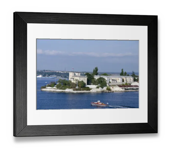 Framed Print : Ukraine, Sevastopol. Harbor area of the Black Sea port Framed Print : Ukraine, Sevastopol. Harbor area of the Black Sea port