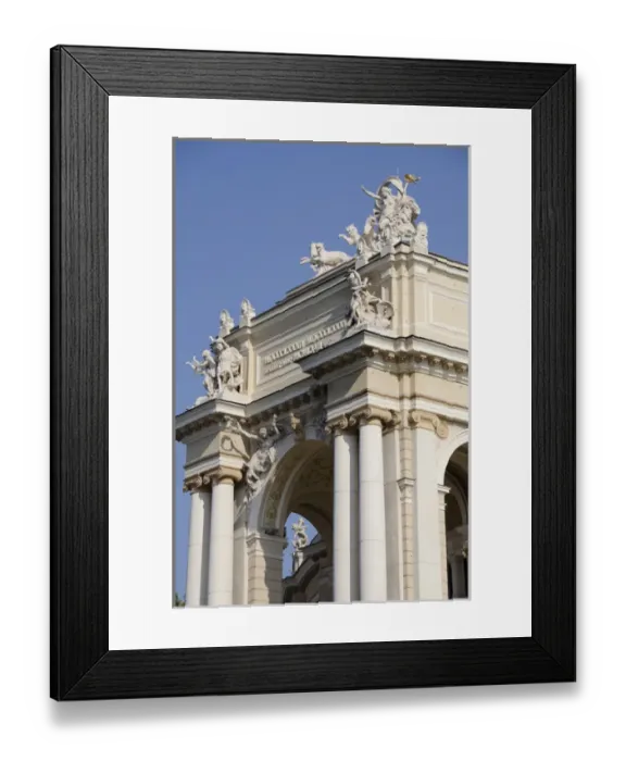 Framed Print : Ukraine, Odessa. Historic Odessa Opera House & Theater, neo-baroque Italian style, circa 1887 Framed Print : Ukraine, Odessa. Historic Odessa Opera House & Theater, neo-baroque Italian style, circa 1887