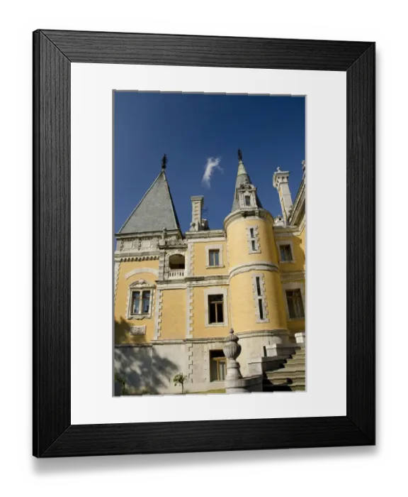 Framed Print : Ukraine, Yalta. Massandra Palace, summer palace and home of Tsar Alexander III in the late 1800s