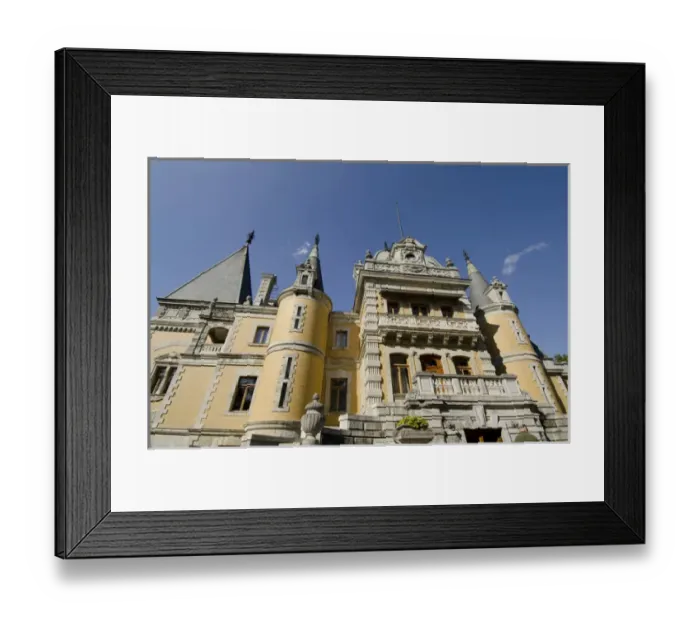 Framed Print : Ukraine, Yalta. Massandra Palace, summer palace and home of Tsar Alexander III in the late 1800s Framed Print : Ukraine, Yalta. Massandra Palace, summer palace and home of Tsar Alexander III in the late 1800s