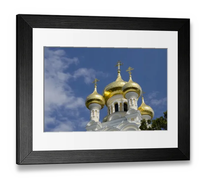 Framed Print : Ukraine, Yalta. Exterior of Saint Alexander Nevsky Cathedral, typical Russian architecture, c Framed Print : Ukraine, Yalta. Exterior of Saint Alexander Nevsky Cathedral, typical Russian architecture, c