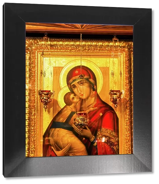 Golden Saint Barbara Icon Basilica Saint Michael Monastery Cathedral Kiev Ukraine