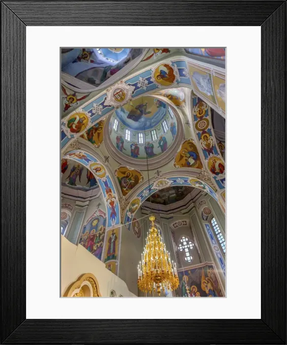 Framed Print : Saint George Cathedral Vydubytsky Monastery Kiev Ukraine