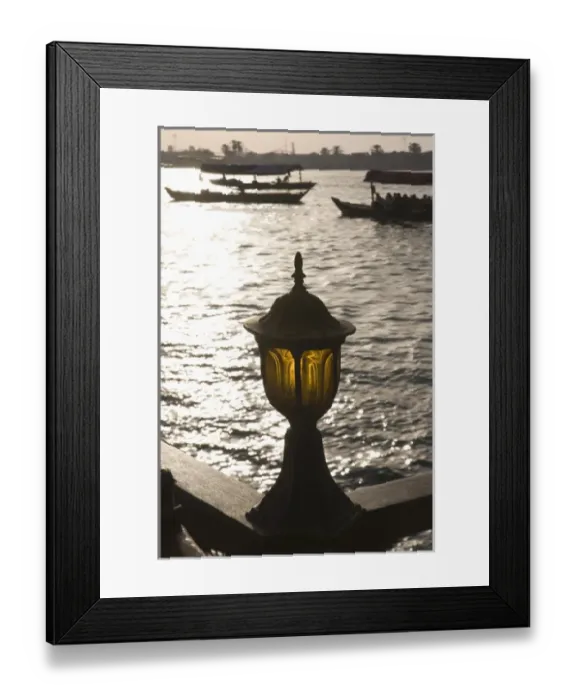 Framed Print : Ferry boats and skyline along Khor Dubai (Dubai Creek), Dubai, United Arab Emirates Framed Print : Ferry boats and skyline along Khor Dubai (Dubai Creek), Dubai, United Arab Emirates