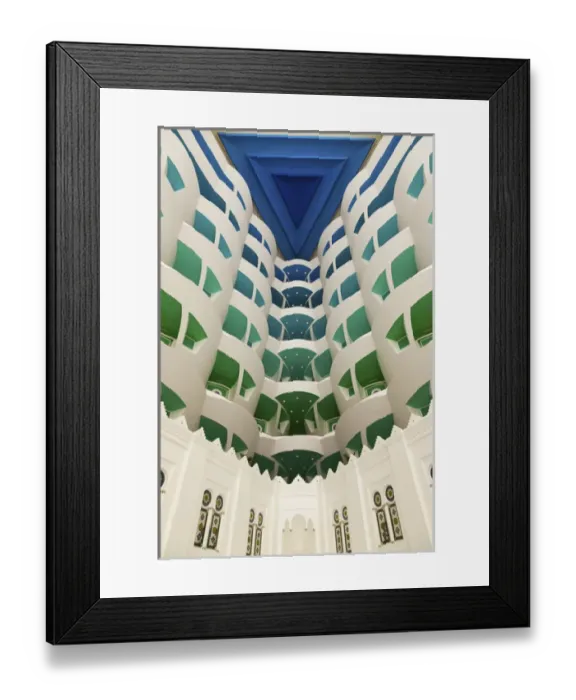 Framed Print : Architectural details inside Burj Al Arab Hotel, Dubai, UAE Framed Print : Architectural details inside Burj Al Arab Hotel, Dubai, UAE