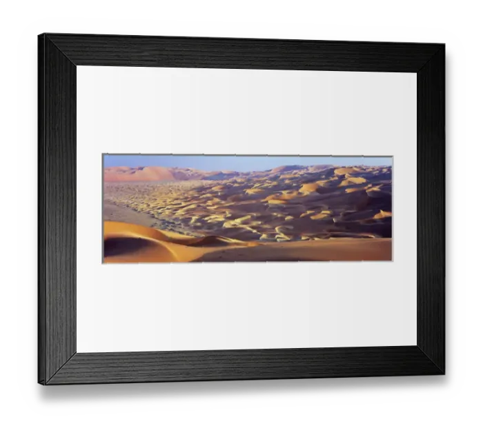 Framed Print : Sand Dunes in the Rub al-Khali