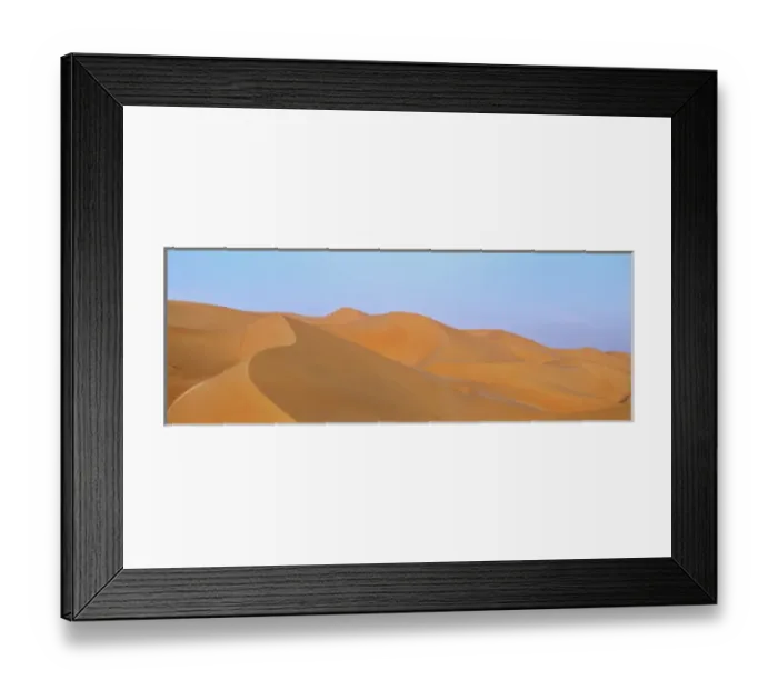 Framed Print : Sand Dunes in the Rub al-Khali