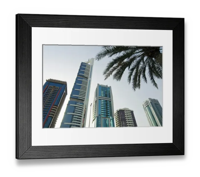 Framed Print : Buildings in E11 or Sheikh Zayed Road, Dubai, United Arab Emirates, Middle East Framed Print : Buildings in E11 or Sheikh Zayed Road, Dubai, United Arab Emirates, Middle East
