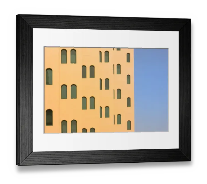 Framed Print : Traditional house, old town, Dubai, United Arab Emirates